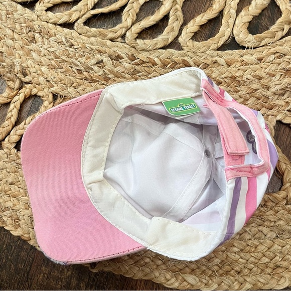 VINTAGE SESAME STREET FLORAL ELMO HAT TODDLER GIRL - Picture 3 of 6